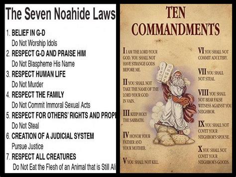 jewish ten commandments vs christian